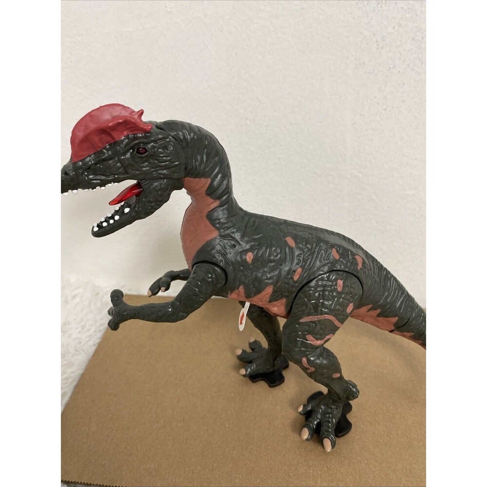 Terra by Battat Electronic Dinosaur Light & Sound Dilophosaurus Wetherilli Green - Picture 2 of 10